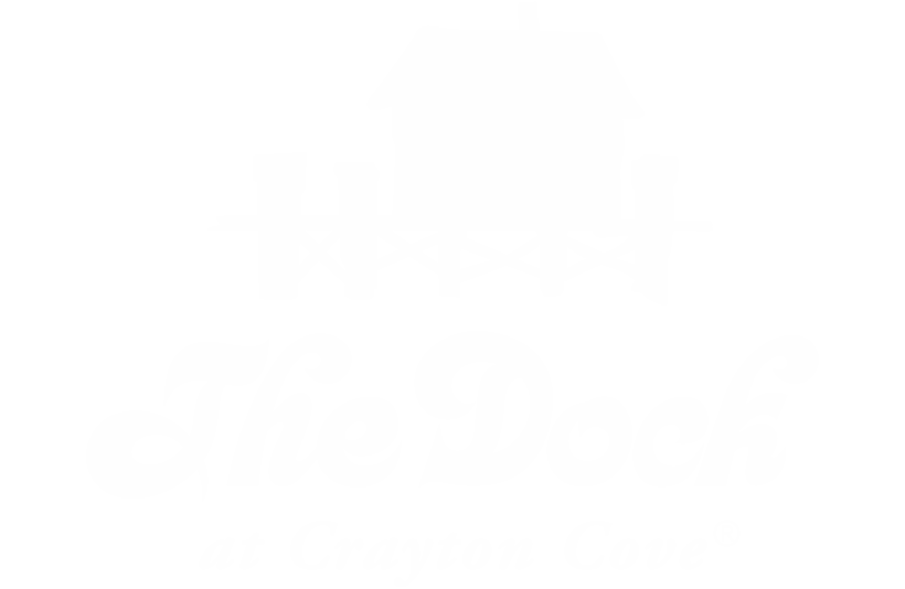 the dock logo white
